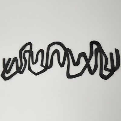 Abraham David Christian – Wandskulptur, 2022