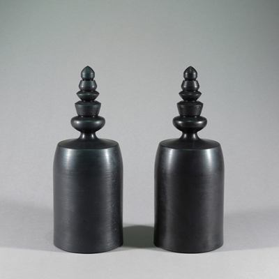 Abraham David Christian – zwei Skulpturen Eisen