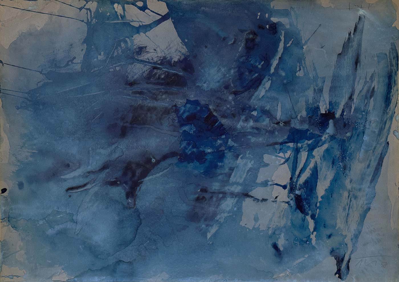 galerie-kirbach-albert-fuerst-1958-50x70-3-w Zeichnung von Rolf Cavael