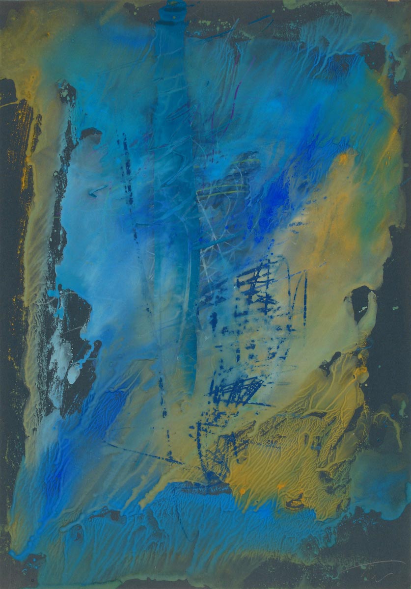 galerie-kirbach-albert-fuerst-um-1958-50x70-w Eine klassizistische Vase aus Marmor.