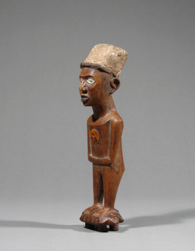 Eine Fetischfigur der Bakongo oder Vili.