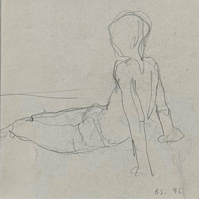 Bernard Schultze – Zeichnung, 1946 (1)