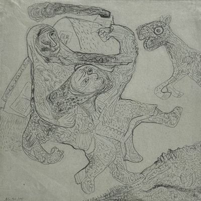 Bernard Schultze – Zeichnung, 1946 (2)