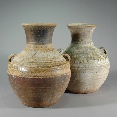 zwei Vasen – China, Han-Dynastie